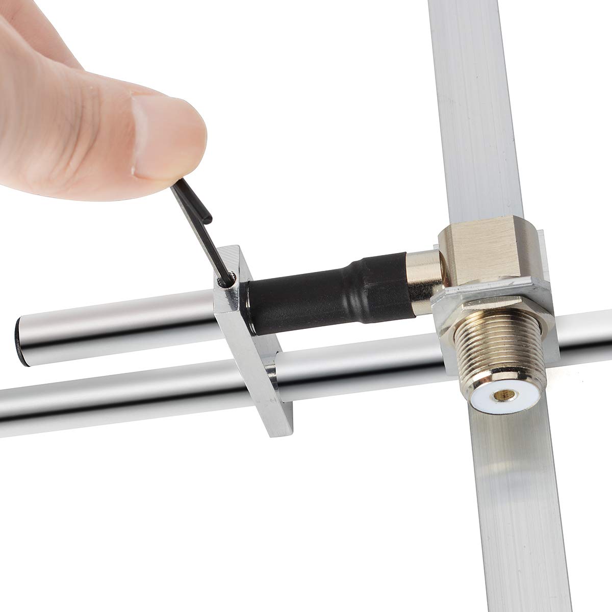 TWAYRDIO High Gain Yagi Antenna, UHF 70cm 9dBi Outdoor 100W 400-470Mhz GMRS Directional Yagi for Amateur Radio,Repeater System,433mhz Device,Satellite