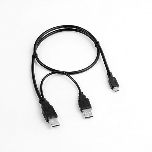 MaxLLTo™ USB Y Charger Data Cable Cord for EMC Iomega eGo USB 2.0 Portable Hard Drive HDD