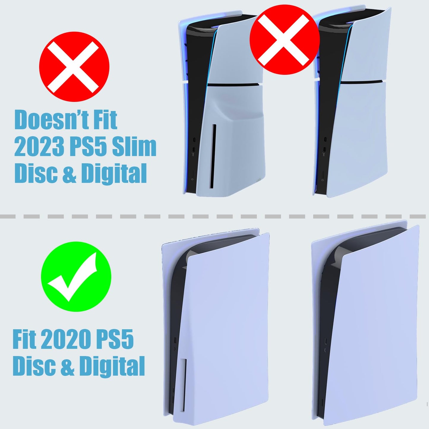 PS5 Stand with Cooling Station&Dual Controller Charger for Playstation 5 PS5 Console, CYKOARMOR PS5 Accessories with 5V/3A Adapter, PS5 Base