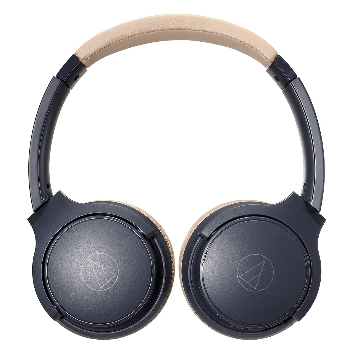 Audio-Technica ATH-S220BTNBG Wireless On Ear Headphones, Navy/Beige