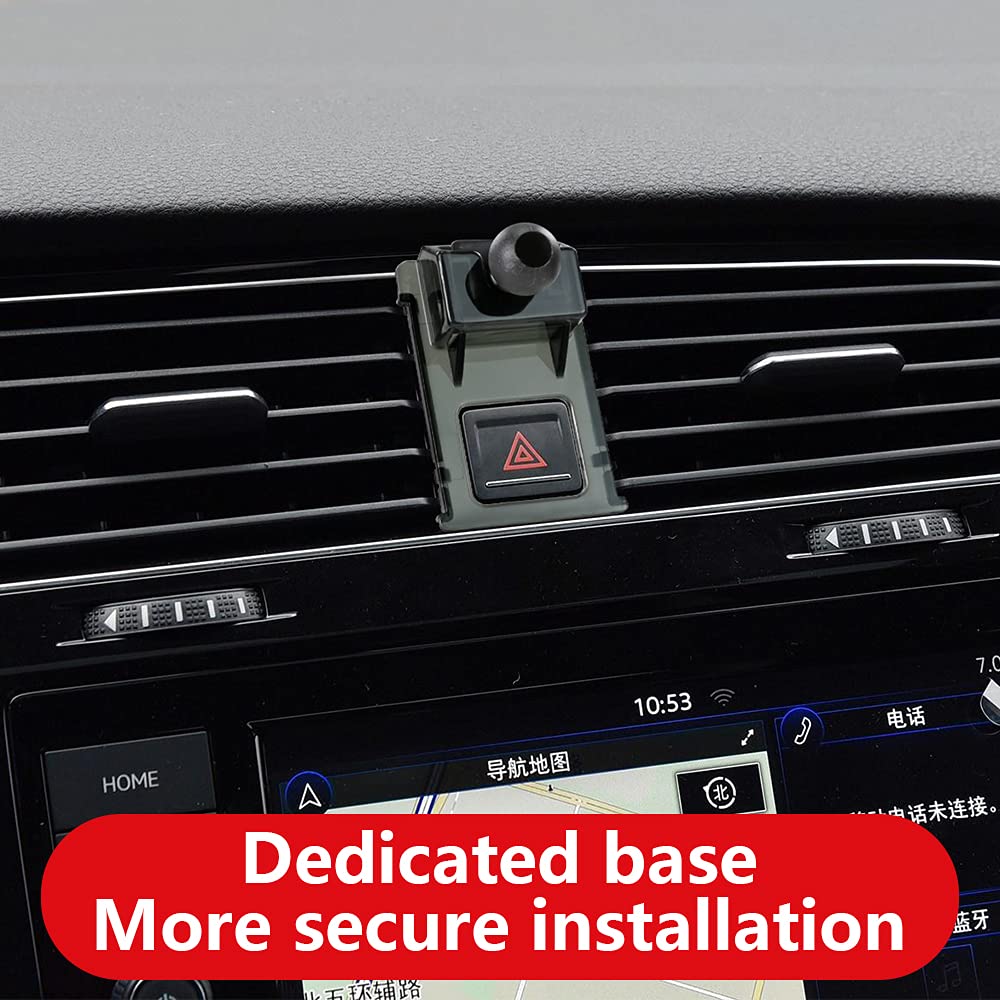 musttrue Car Phone Holder for Golf R GTI 2015-2021 Auto Accessories Navigation Bracket Interior Decoration Mobile Cell Phone Mount