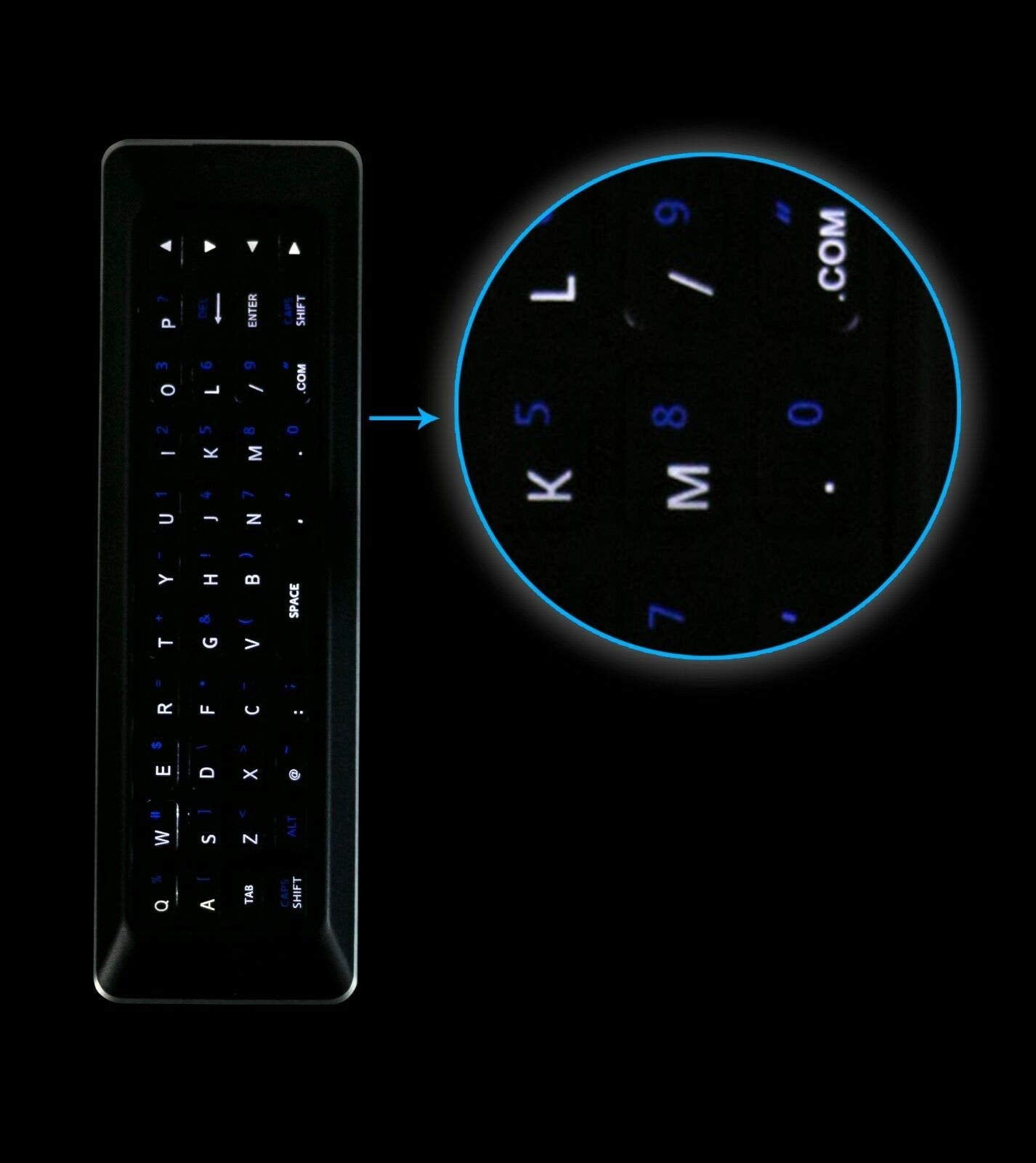 New Remote Contro XRT500 for Vizio Smart TV l with Keyboard QWERTY LED Back Light