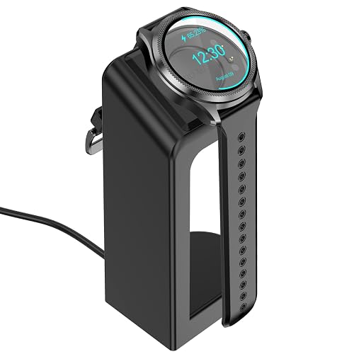 Soarking Replacement Connection Charging Dock Compatible with Ticwatch Atlas/Pro 5 Enduro/Pro 5/3 Charger Stand Station Case Friendly with 5 Feet