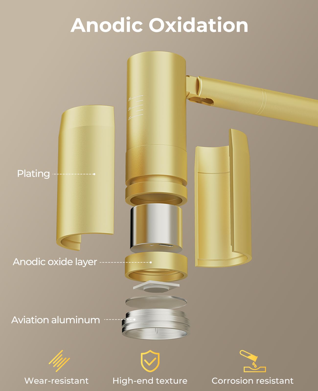 Zoomable Picture Light for Wall, Battery Operated Art Light for Paintings CCT Dimmable Spotlight for Wall Art Wall Light with Remote Control