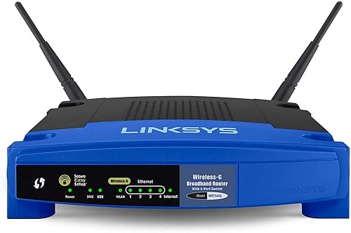 Linksys Open Source WiFi Wireless-G Broadband Router, Speeds up to (AC1200) 1.2Gbps - WRT54GL