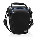 USA Gear DSLR Camera Case for Men and Women with Top Loading Accessibility, Adjustable Shoulder, Small Camera Sling Bag, Travel Padded Handle - Camera
