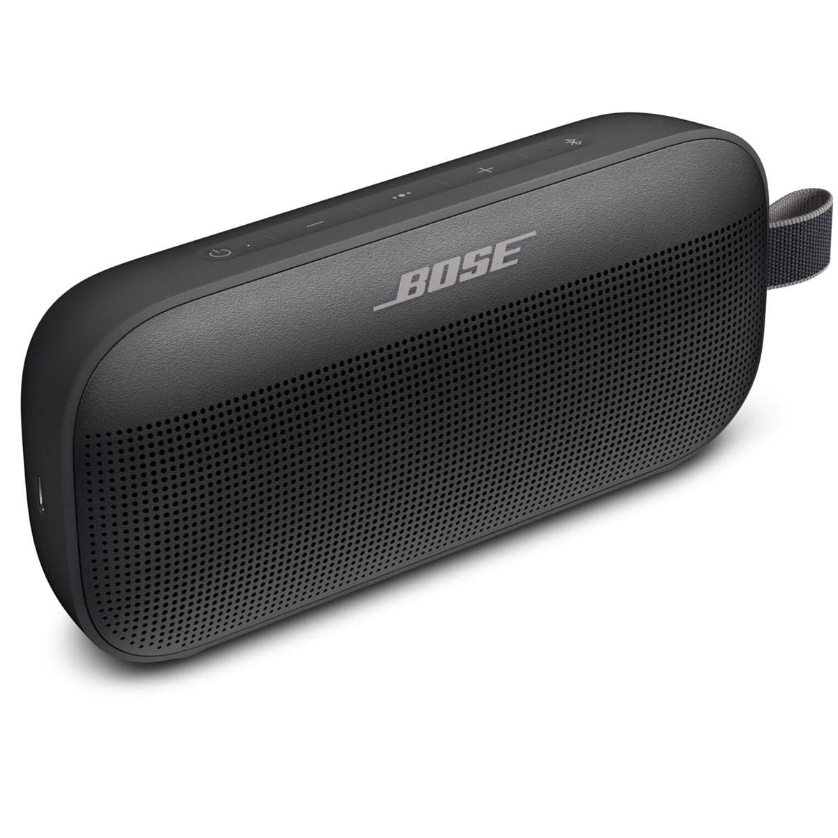 Bose SoundLink Flex Bluetooth Speaker, Portable with Microphone, Wireless Waterproof Speaker for Travel, Outdoor and Pool Use with Slinger Hard Travel
