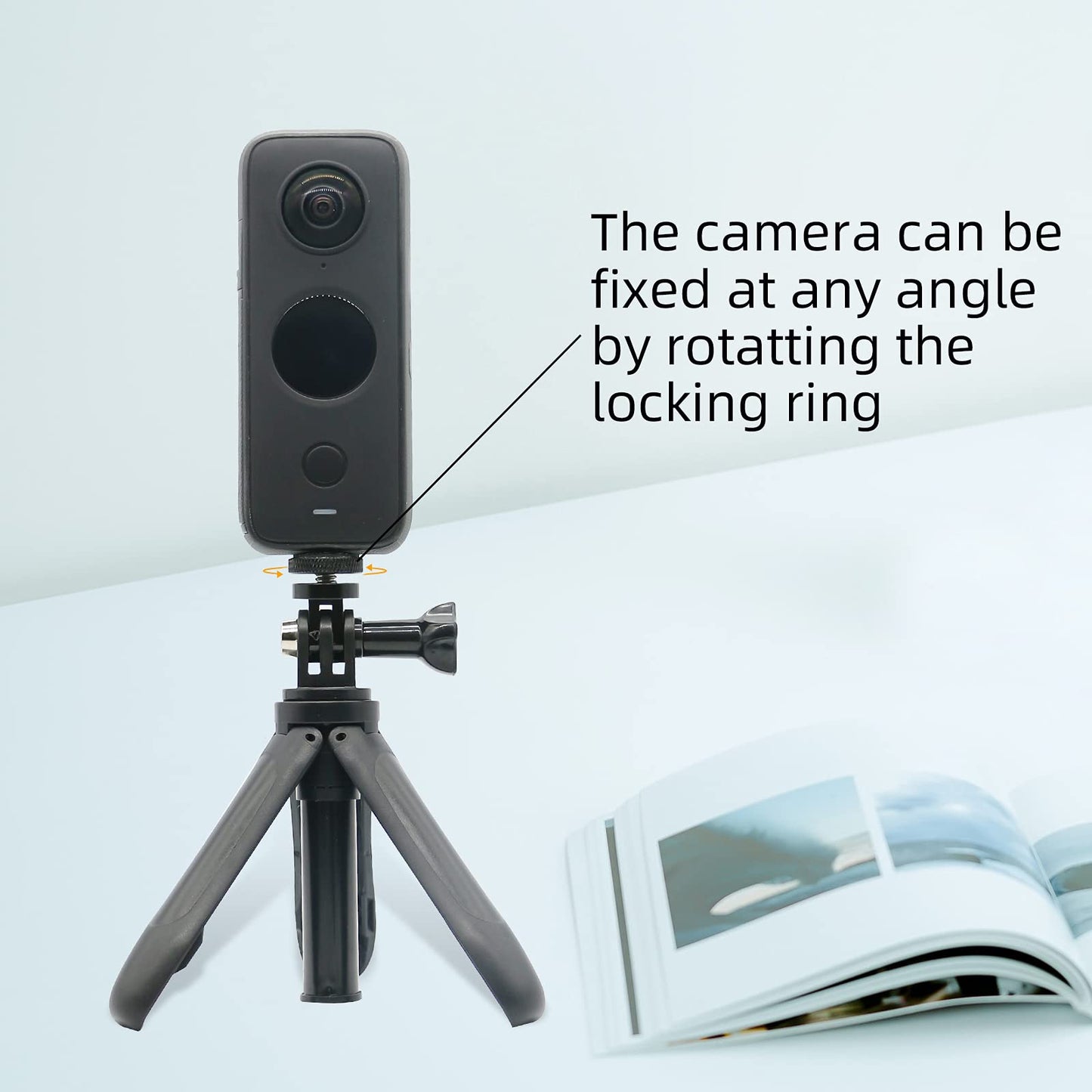 1/4 Inch Aluminum Metal Camera Mount Adapter, Conversion Camera Tripod Mount Compatible with GoPro Hero 13/12/11/10/9/8 Black,DJI Action 6/5 Pro/4/3