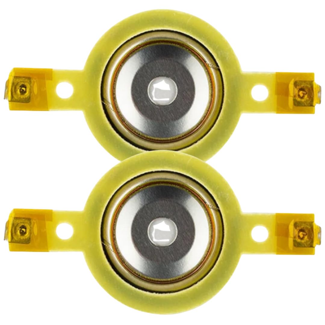 UCCKEYI High-Performance 1-inch Titanium Diaphragms (4pcs), 4-Ohm - Direct-fit Replacement for PRO-TW1L, PRO-TWX1, PRO-TWX1BK Drivers