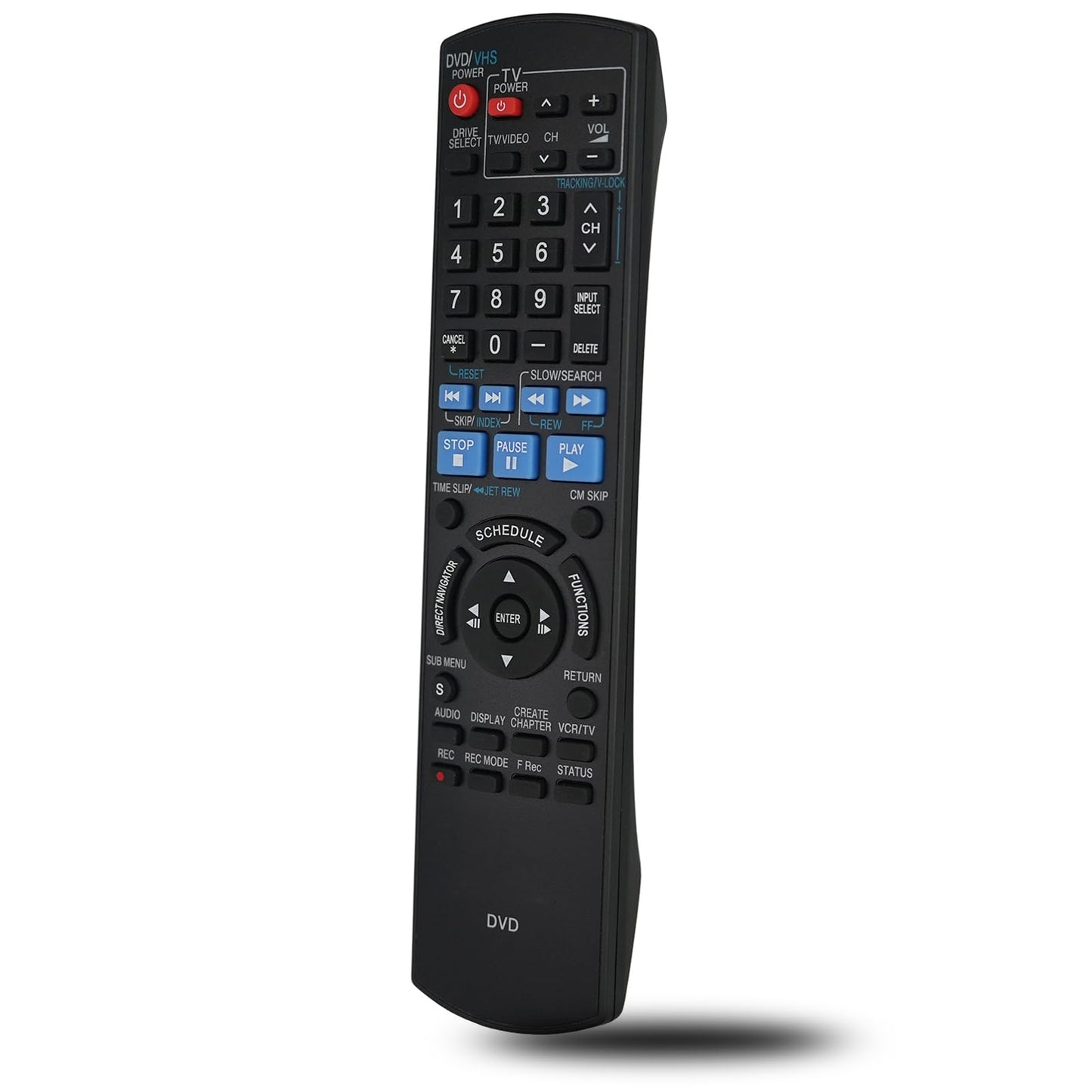 Replacement Remote Controller for Panasonic DMR-EZ48V DMR-EZ48K DMR-EZ48VE DMR-EZ485 DMR-EZ485V DMR-EZ485VK DVD Recorder