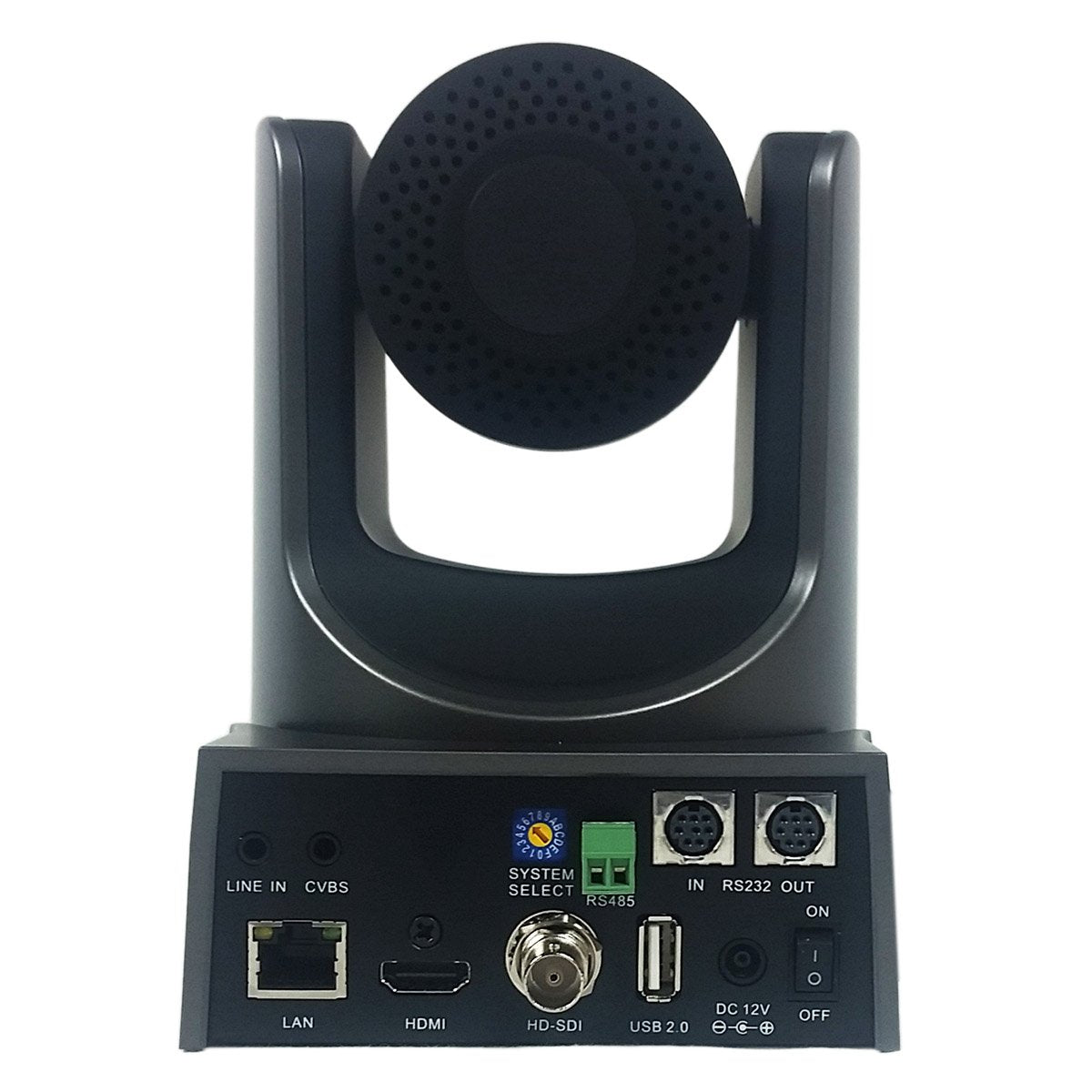 PTZOptics Live Streaming Cameras - Indoor 1080P PTZ Cameras with SDI, HDMI and IP Control + PoE (12X-SDI, Gray)
