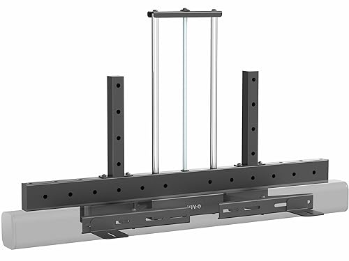 VIVO Universal Soundbar TV Mount for 32 to 100 inch Screens, Height and Depth Adjustment, Wide VESA Range, Black, Mount-ASM1