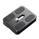 Fotasy 50mm Arca Swiss Plate, 50 mm QR Plate, Quick Release Plate, Small Arca Plate, Tripod Quick Release Plate fits Arca-Swiss Universal Standard