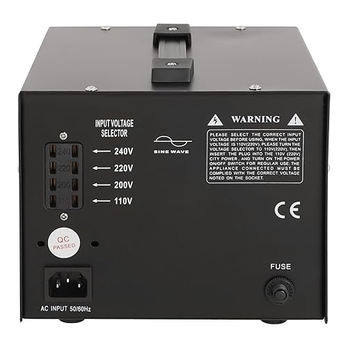 DELOPVIO 3000 Watt Voltage Converter Transformer Heavy Duty Step Up/Down AC 110V/120V/220V/240V Power Converter with 3 US Outlets, 3 Universal…