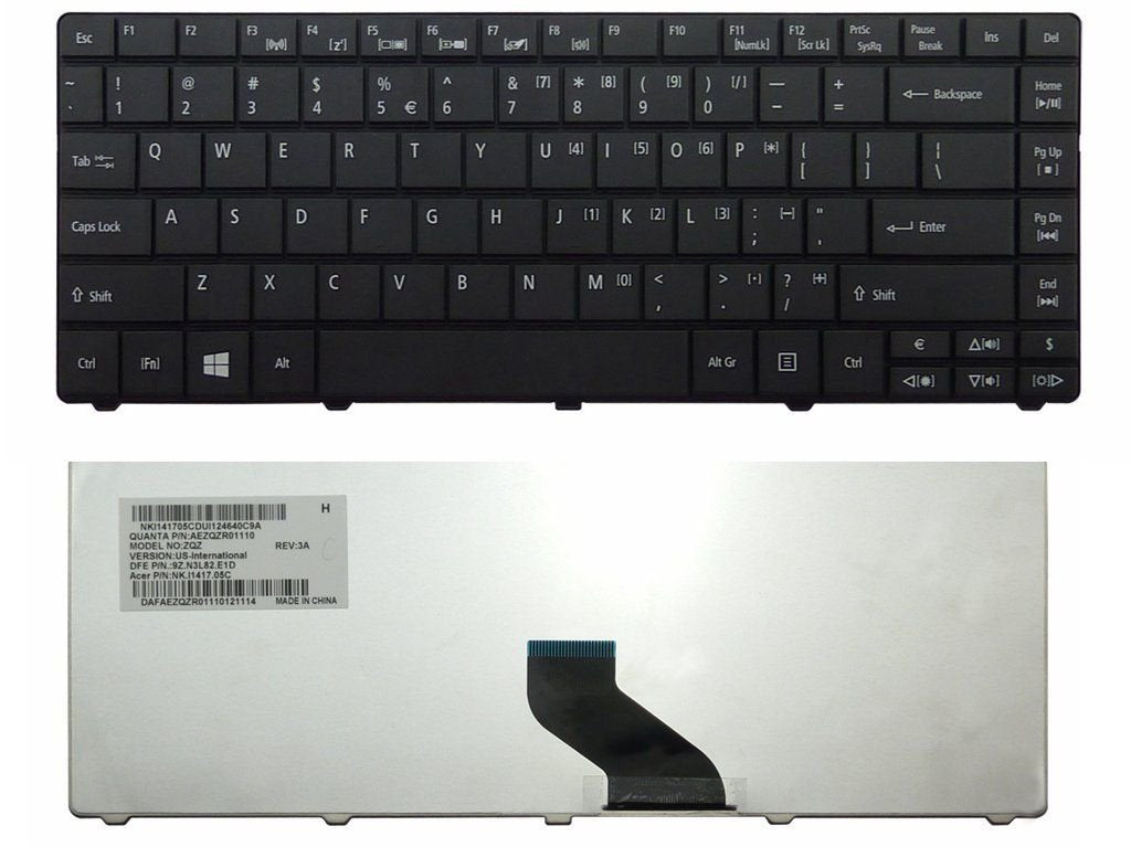 New Laptop Keyboard Replacement for Acer Aspire E1-421 EC-471G E1-431 E1-431G E1-471 E1-471G US Layout Black Color