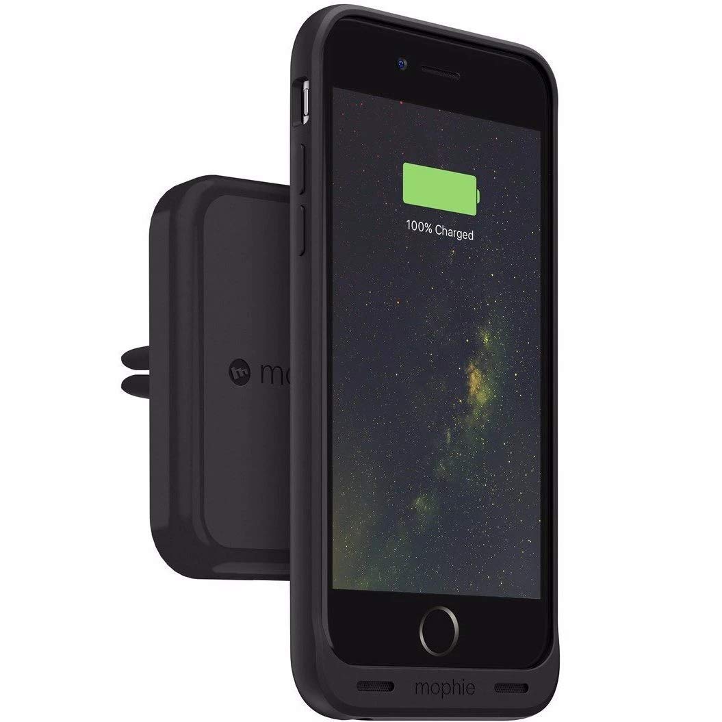 mophie Wireless Charging Car Vent Mount for mophie cases with Charge Force wireless power - Black