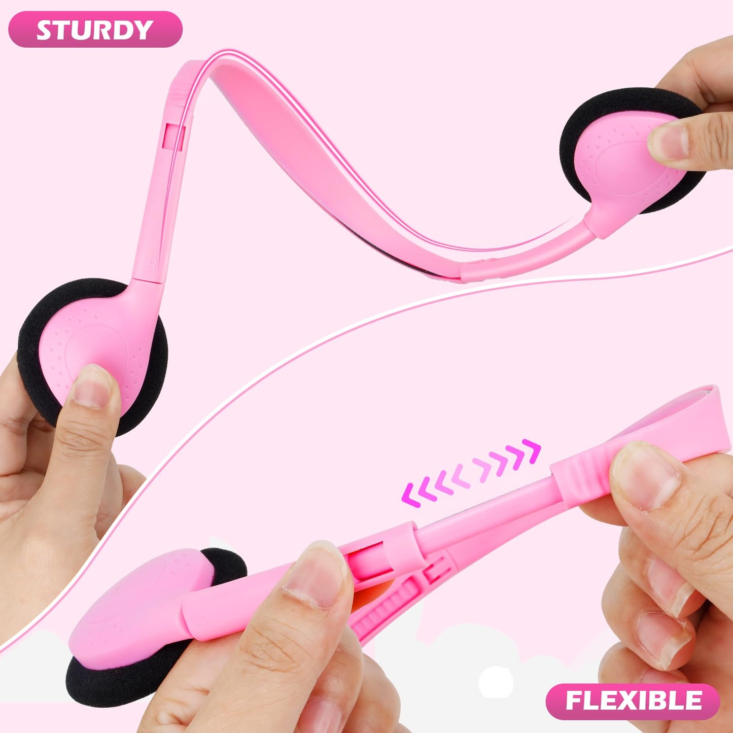 YFSFQS Classroom Kids Headphones Bulk 18 Pack for School Students Children Teen Boys Girls, Wholesale Bulk Headphones for Classroom Earphones 3.5mm…