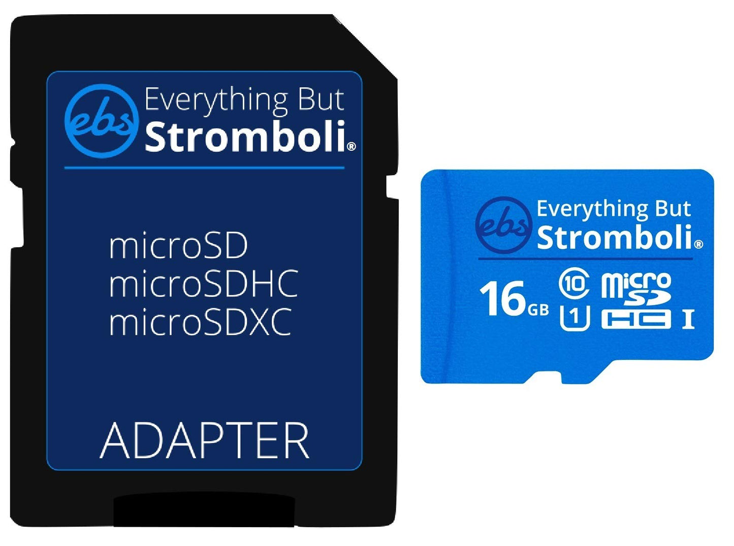 Everything But Stromboli 16GB MicroSD Memory Card w/Adapter (Bulk 5 Pack) Class 10, U1, UHS-1, Micro SDHC Card for Compatible Raspberry Pi, Dash Cam