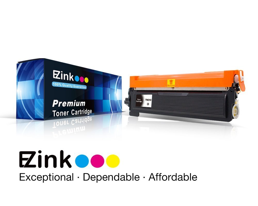 E-Z Ink (TM) Compatible Toner Cartridge Replacement For Brother TN210 4 Pack (1 Black, 1 Cyan, 1 Magenta, 1 Yellow) For DCP-9010cn HL-3040cn Printer