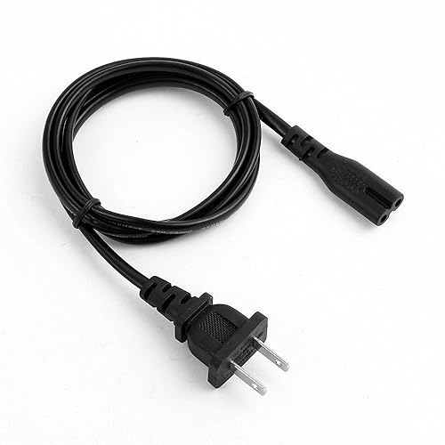 2-Prong Port AC Power Cord/Cable for Sony PlayStation 4 PS4 PS2 PS3/PS3 Slim