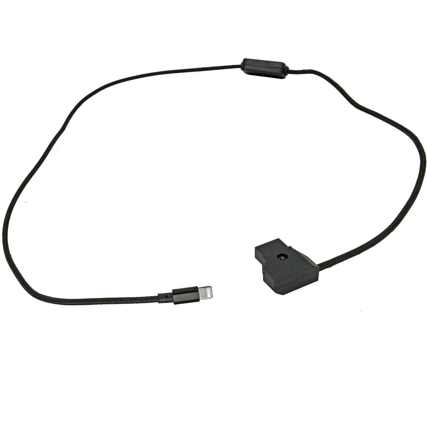 GyroVu D-Tap to Lightning 30' Straight Adaptor Cable Compatable with iPhones and iPads
