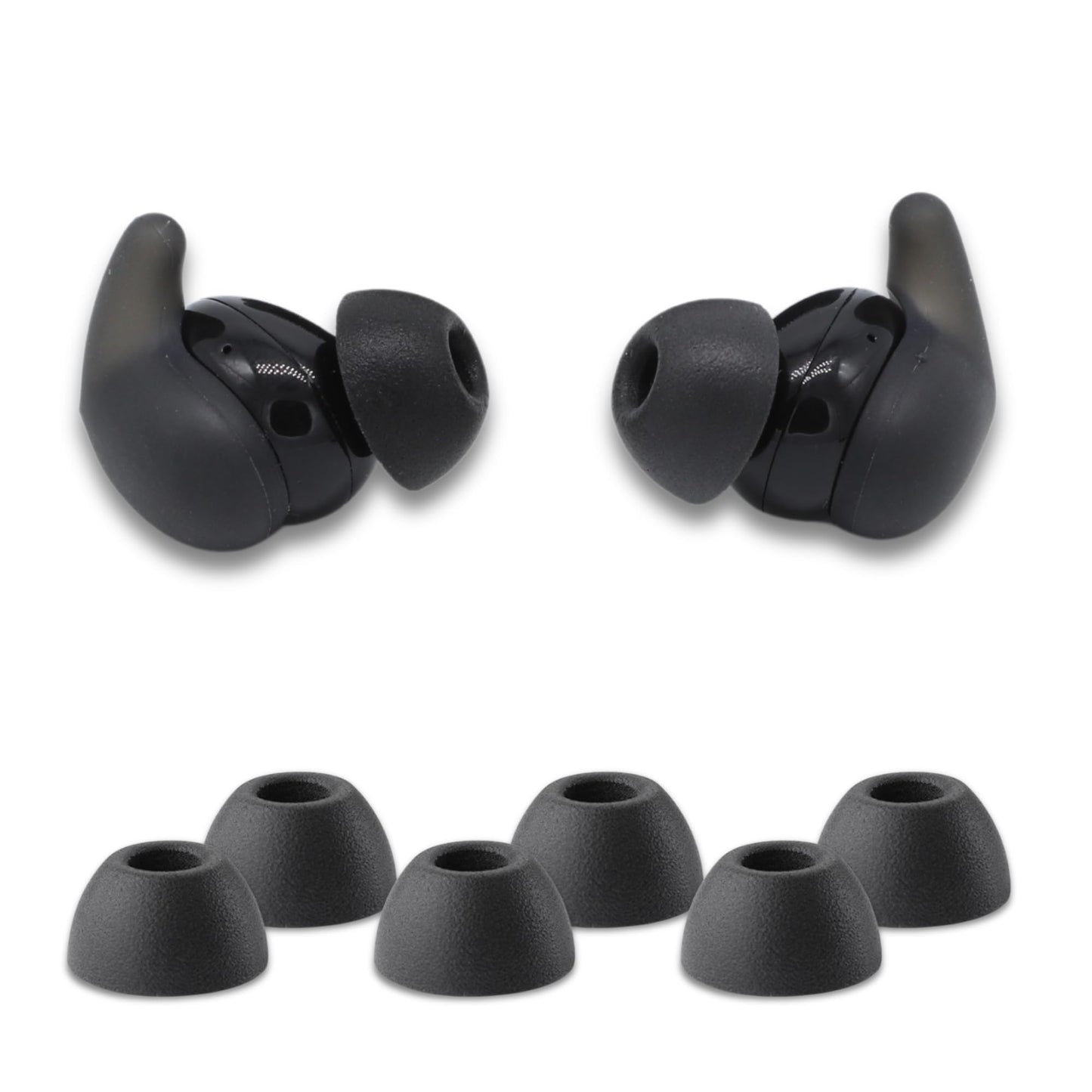 Comply TW-180-B | Memory Foam Replacement Earbud Tips for Sony LinkBuds Fit, TOZO NC9 Hybrid ANC | Ultimate Comfort, Secure Fit, Superior Noise
