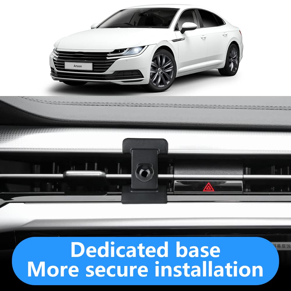 LUNQIN Car Phone Holder for Volkswagen Arteon 2021 2022 2023 Hatchback VW Auto Interior Accessories Best Cell Phones Mount Cellphone Mobile Cradle