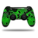 WraptorSkinz Decal Vinyl Skin Compatible with Sony PlayStation 4 Controller HEX Green (Controller NOT Included)