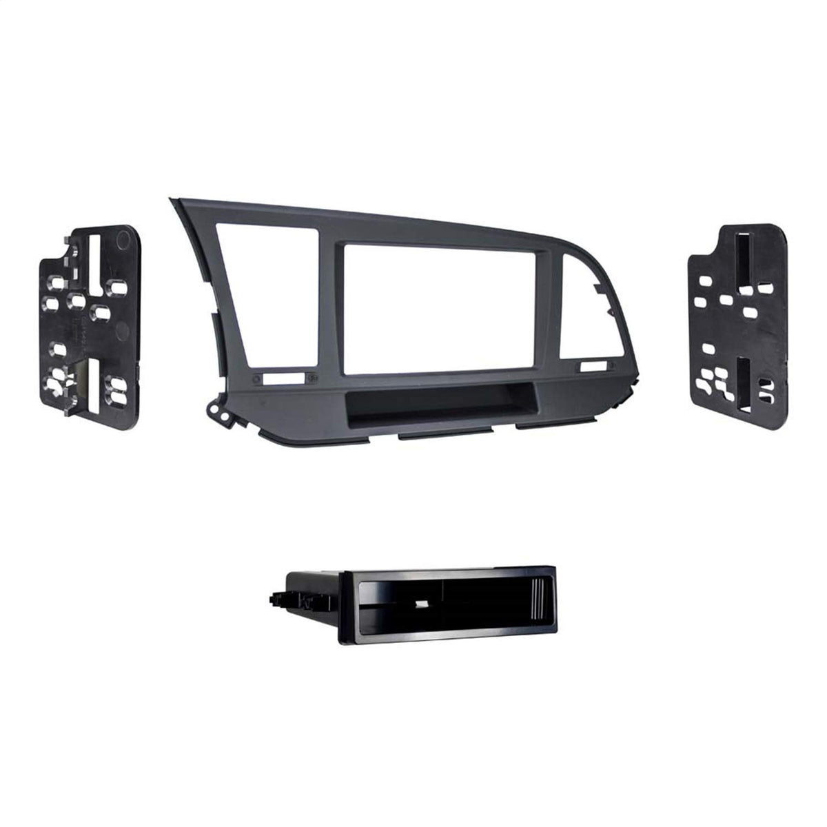Metra 99-7376B Single DIN Dash Kit for 2017-Up compatible with Hyundai Elantra