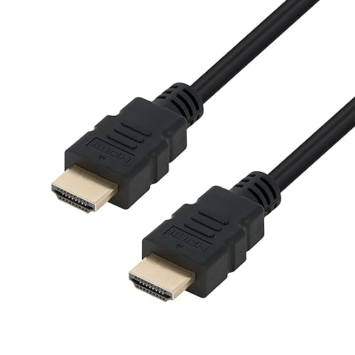 VisionTek HDMI 6Ft Cable, High-Speed 4k 2.0 Cord, 60Hz, 18Gbps, USB (M/M), Compatible with TV/PS5/Xbox/Roku, Black, 901287
