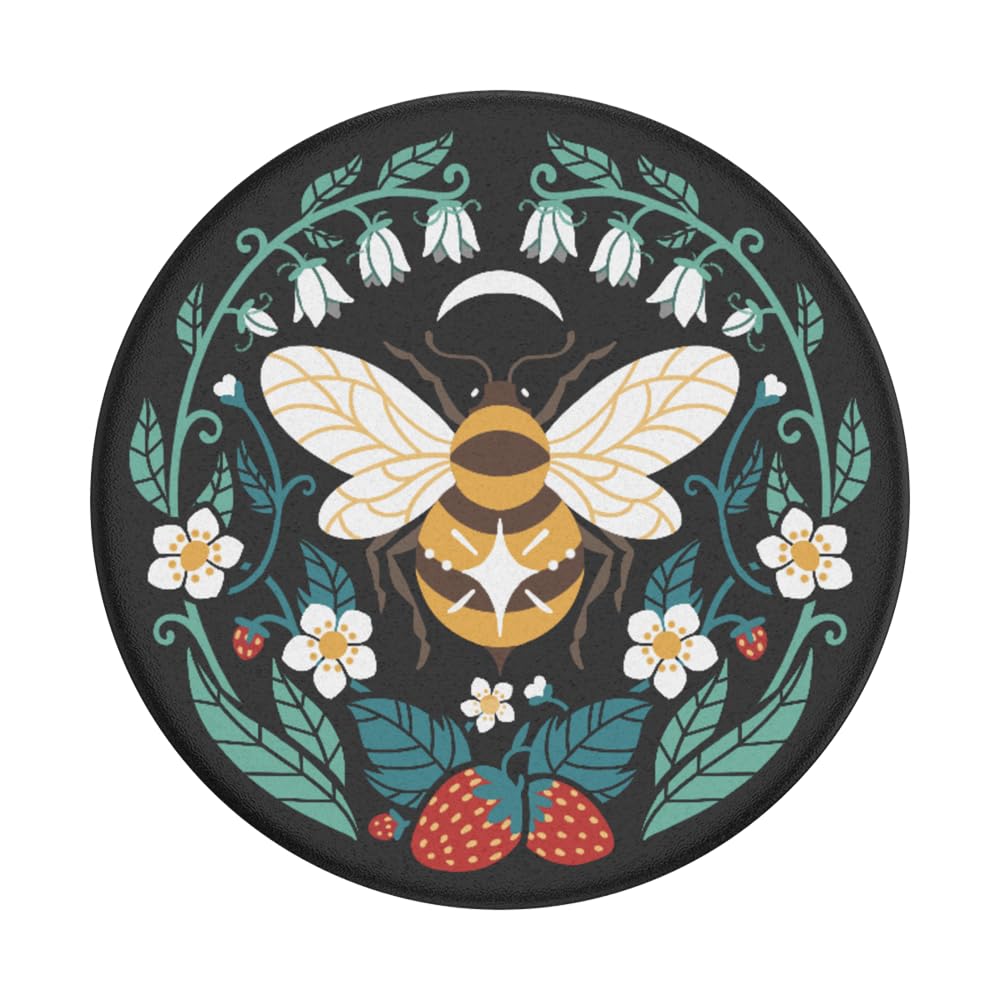 PopSockets Adhesive Phone Grip, Holder, Phone Stand, Bee - Bee Boho
