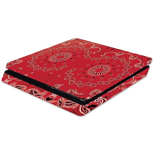 MightySkins Skin Compatible with Sony PS4 Slim Console - Bandana | Protective, Durable, and Unique Vinyl Decal wrap Cover | Easy to Apply, Remove,