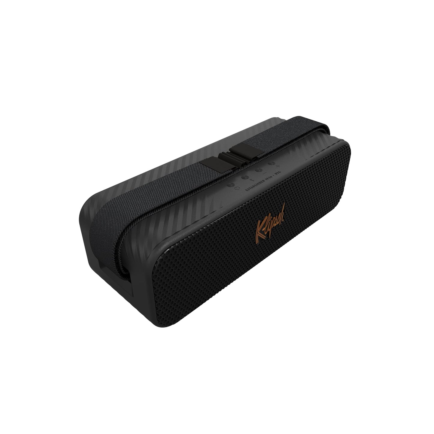The Klipsch Detroit Portable Bluetooth Speaker with Dual 1" tweeters and 3" woofers, IP67 dust and Waterproof Rating, 20 Hours of Playtime for a