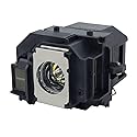 PHO Genuine Original Replacement Bulb / Lamp with Housing for EPSON Powerlite Home Cinema HC 705HD Projector (OEM Osram Bulb)