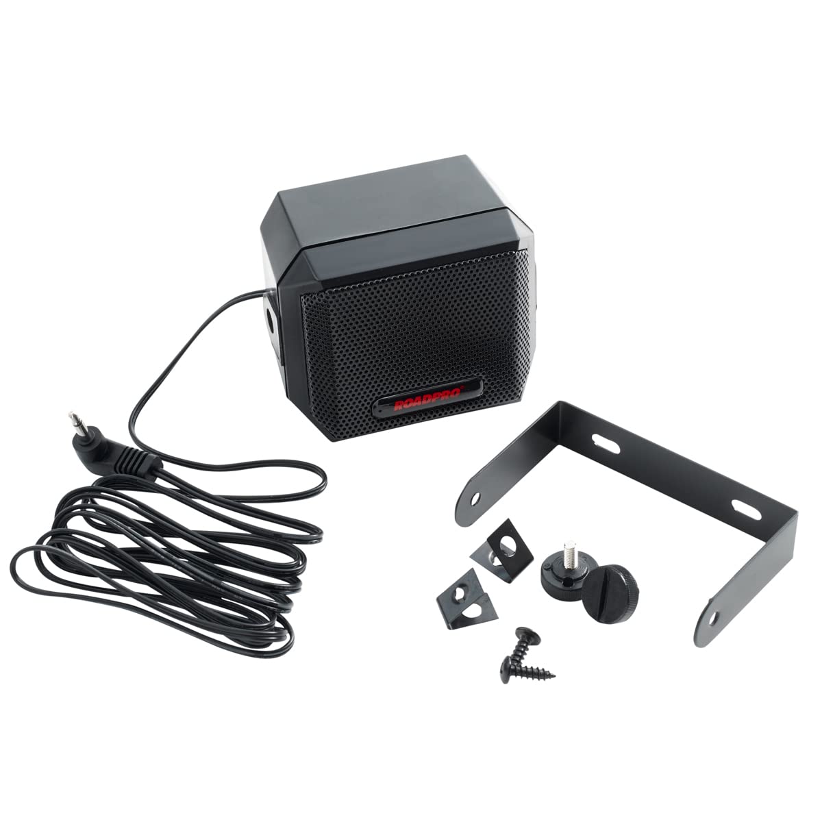 Roadpro RP-101C CB Extension Speaker with Swivel Bracket, Black