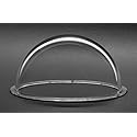JMX 2.9 Inch Acrylic Indoor/Outdoor CCTV Clear Camera Dome Cover Security Camera Housing
