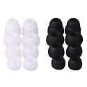 Earbudz Replacement Earbuds Ear Tips fit Powerbeats, Skullcandy, Panasonic, Symphonized, iFrogz, Mpow, & More - Small, Medium, Large and Double Flange