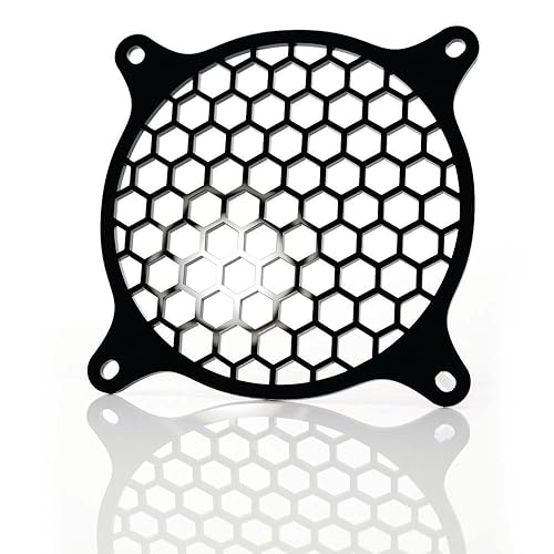 Inspired Laser Design 120mm Honeycomb Computer Fan Grill - 120mm x 120mm x 3mm Acrylic - Desktop, Server Compatible