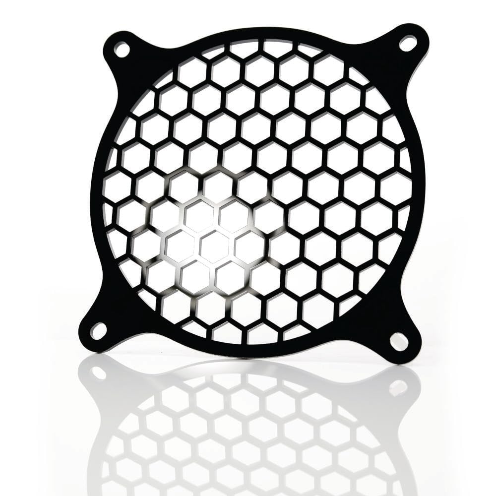 Inspired Laser Design 120mm Honeycomb Computer Fan Grill - 120mm x 120mm x 3mm Acrylic - Desktop, Server Compatible