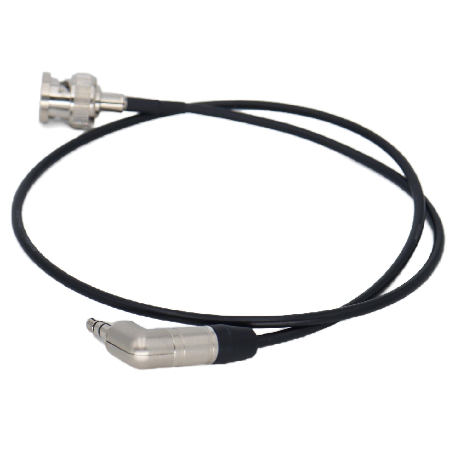 SZYingXian Timecode Cable Elbow 3.5mm to Straight/Right Angle BNC/SDI Cord for Canon C300/500, ARRI Amira, Zoom F8/F4, Blackmagic Pyxis, Sony Venice