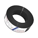 VIVOCH 100M(328ft) Pure Copper Multi-Strand Telephone Line RJ11 Communication 6-Core Indoor Connecting Line Flat Line, Black