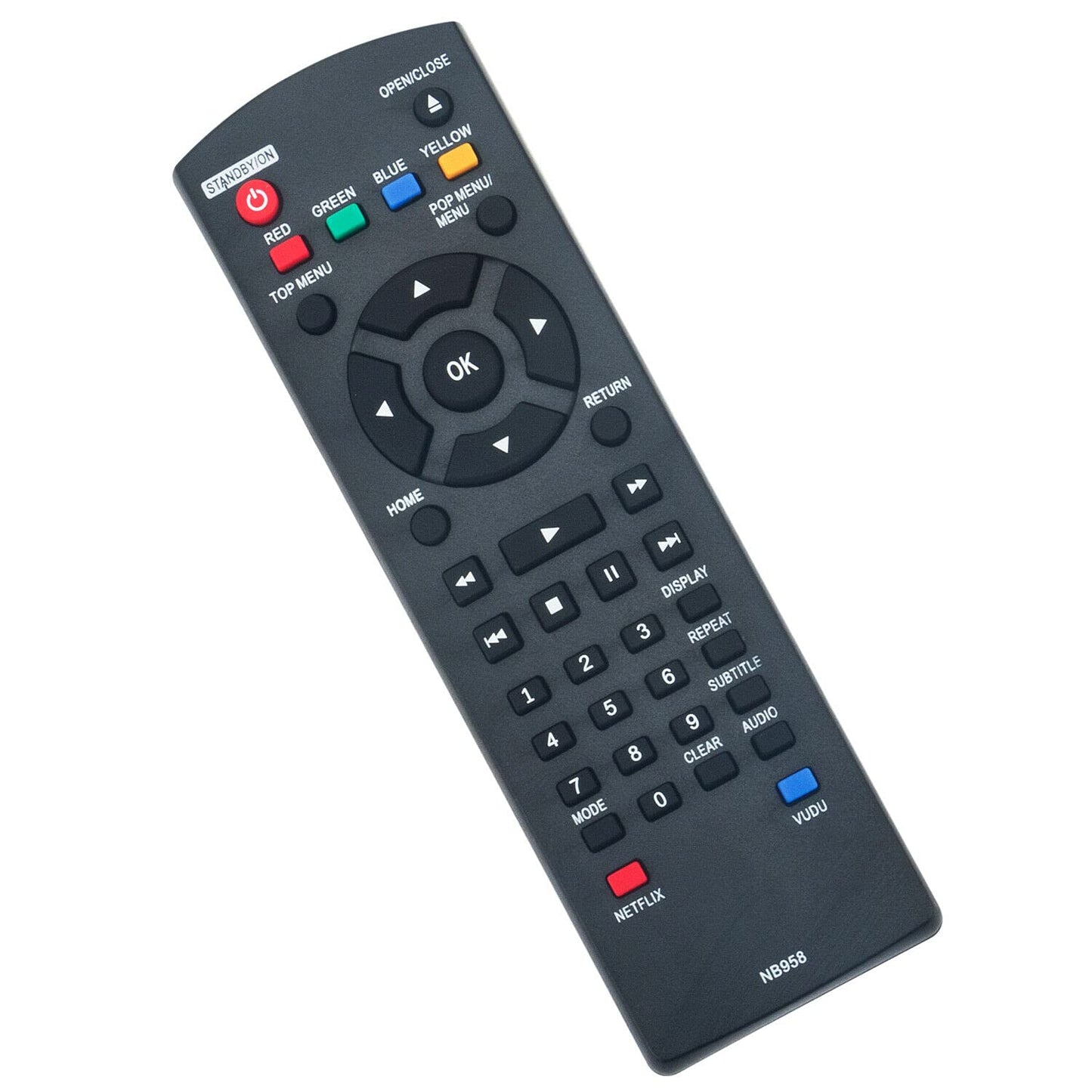 NB958 Replace Remote Control for Magnavox Blu-ray Player MBP5210/F7 MBP5220F/F7