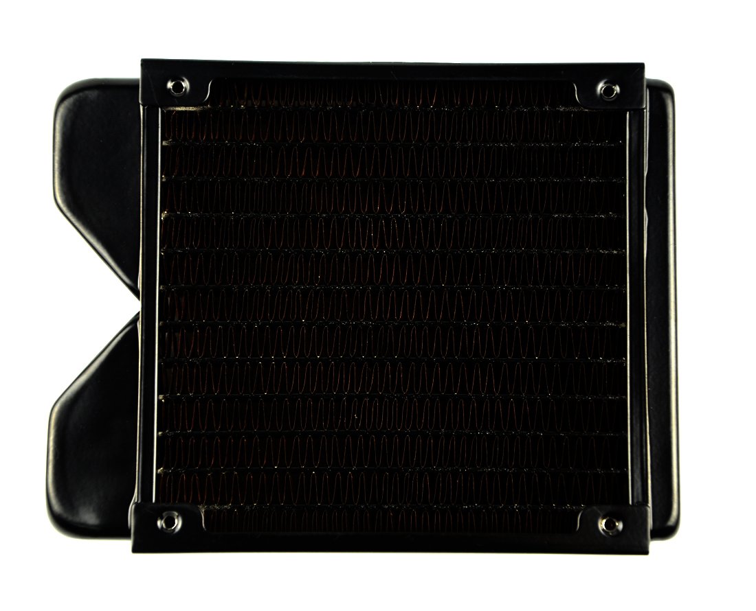 BXQINLENX 120 Pure Copper 12 Pipe Heat Exchanger Radiator for PC CPU CO2 Laser Water Cool System Computer
