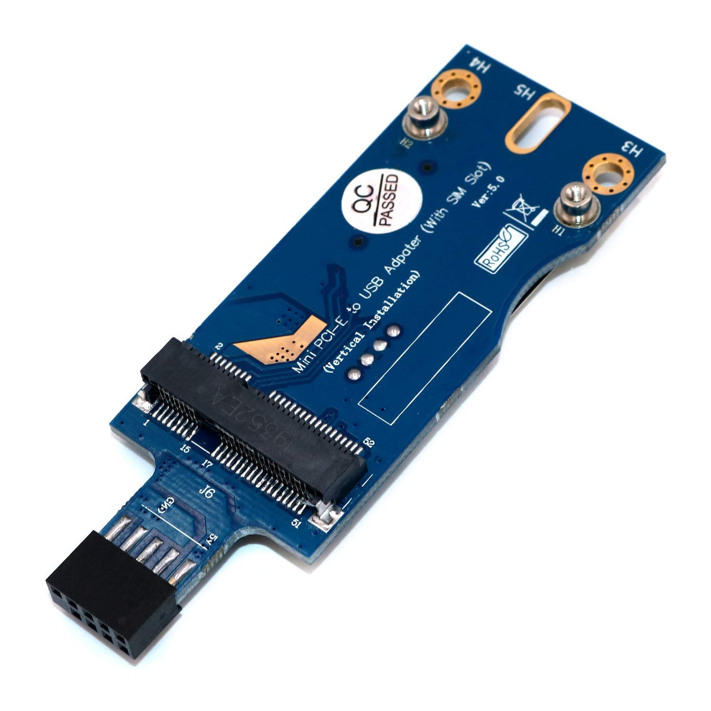 szzijia Mini PCI-E to USB Adapter for LTE/WWAN Module with SIM Card Slot