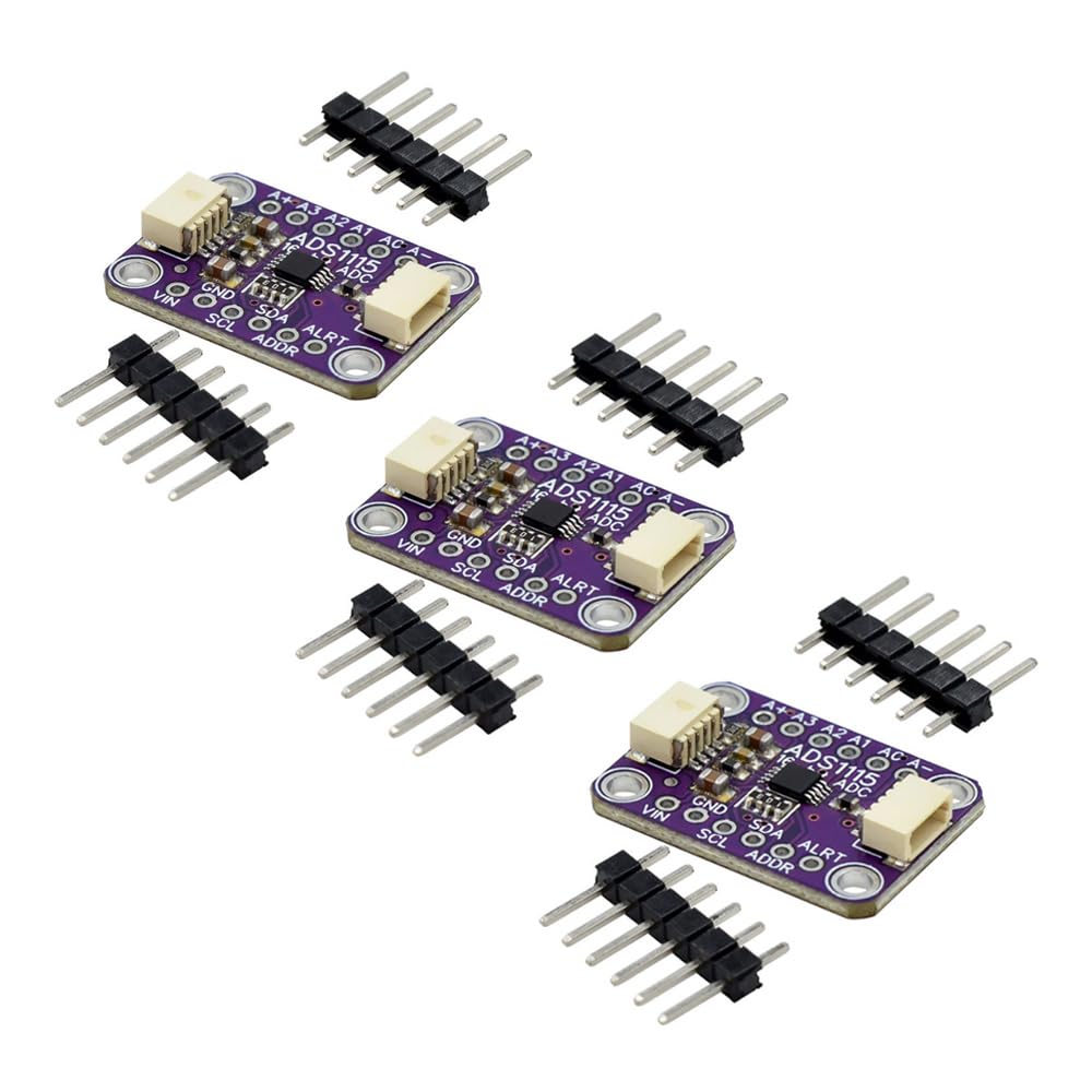 3PCS ADS1115 16-Bit ADC 4 Channel with Progrmmable Gain Amplifier