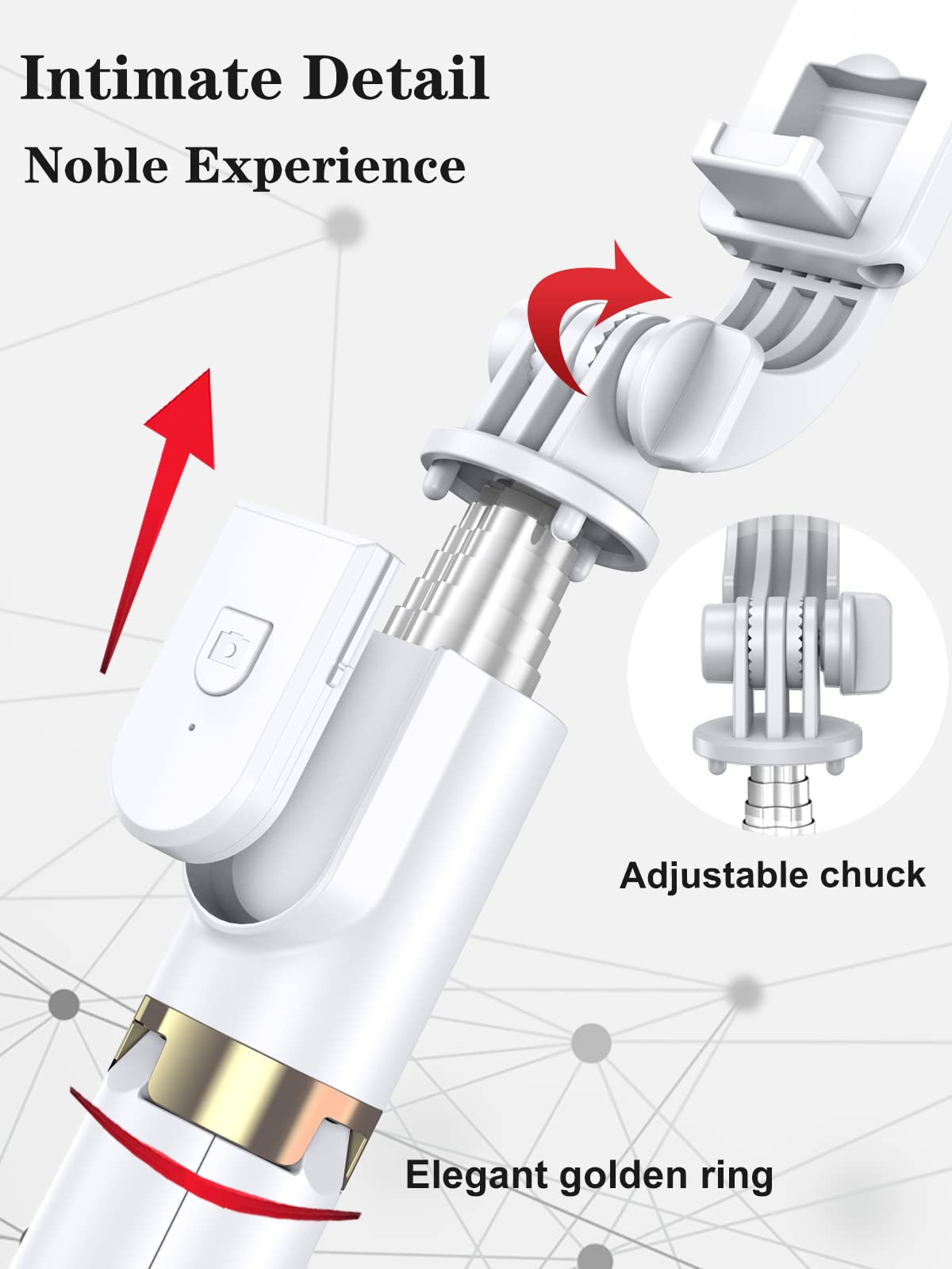 Selfie Stick Tripod with Wireless Remote, 46'' Cellphone Selfie Stick Tripod with LED Fill Light, for iPhone 16/15/14/14 pro/13/13 Pro/12/11/11 Pro/XS