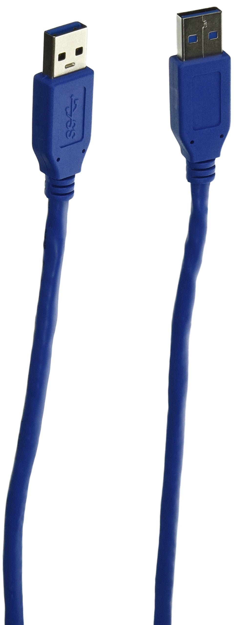 SIIG SuperSpeed USB 3.0 Type A (Male) to Type A (Male) Cable 2 Meters (CB-US0212-S1),Blue