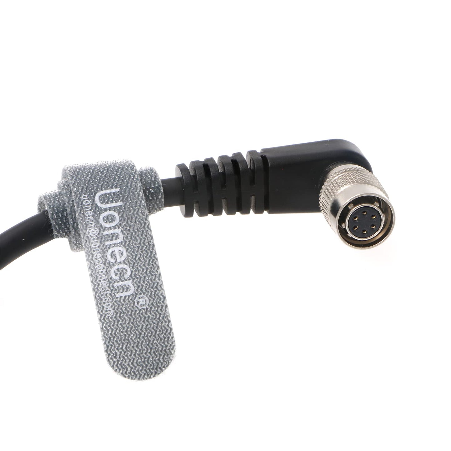 Uonecn Camera Cable Right Angle Hirose 6 Pin Female to Open End 1 Meter, Right-Angle A Type(Thin)