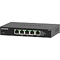 NETGEAR 5-Port 2.5G Multi-Gigabit Ethernet Unmanaged Network Switch (MS305) - with 5 x 2.5Gbps Ports, Desktop or Wall Mount, Metal Case