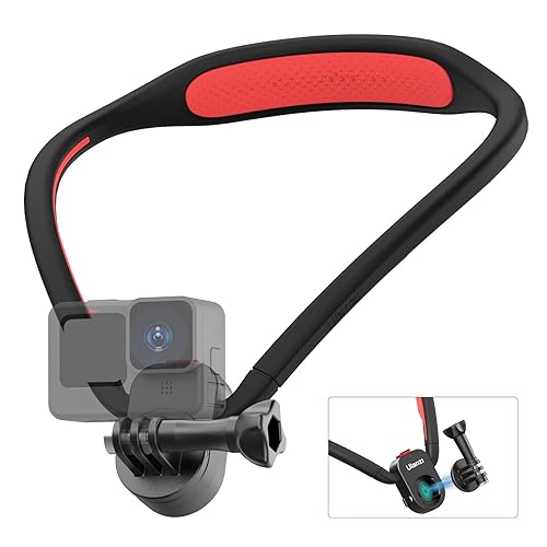 ULANZI Go-Quick II Neck Mount for GoPro Magnetic Necklace Holder, Camera POV Mount for GoPro Hero 13/12/11/10/9/8/7/6/5/4/MAX, AKASO, DJI Osmo Action